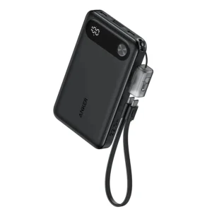Shop the Anker Power Bank 10,000 mAh (22.5 W) A1257H11 Black at Tekhnia Store Qatar.