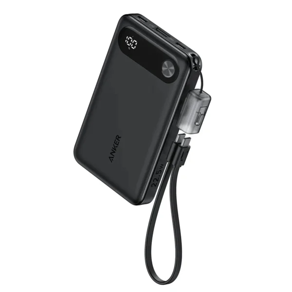 Shop the Anker Power Bank 10,000 mAh (22.5 W) A1257H11 Black at Tekhnia Store Qatar.