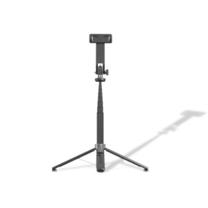 Porodo Dual Lighting Selfie Stick with Bluetooth Remote Shutter – 135cm Extendable Tripod